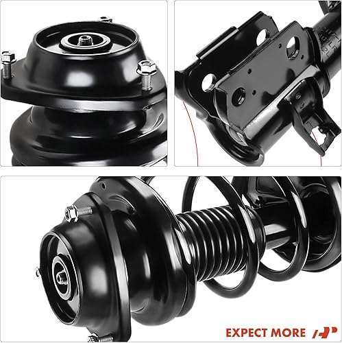 Miniatura 7 de A-Premium Par delantero (2) conjunto completo de puntal y muelle helicoidal compatible con Subaru Impreza 1993-2001, lado del conductor y del