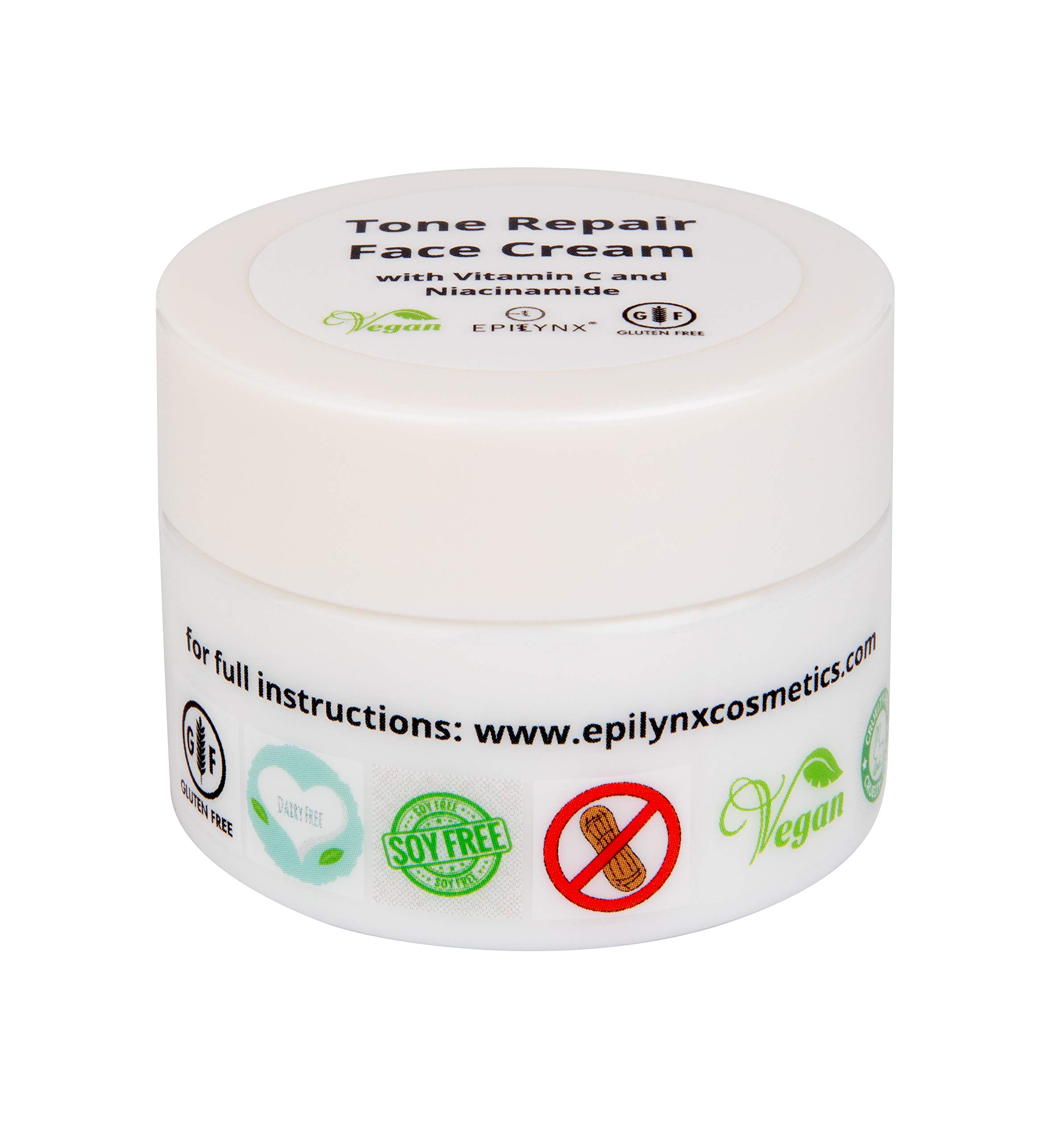 EPILYNX Tone Repair Moisturizer For Dark Spots on Face - Gluten Free, Vegan for Sensitive Skin by Dr. Liia