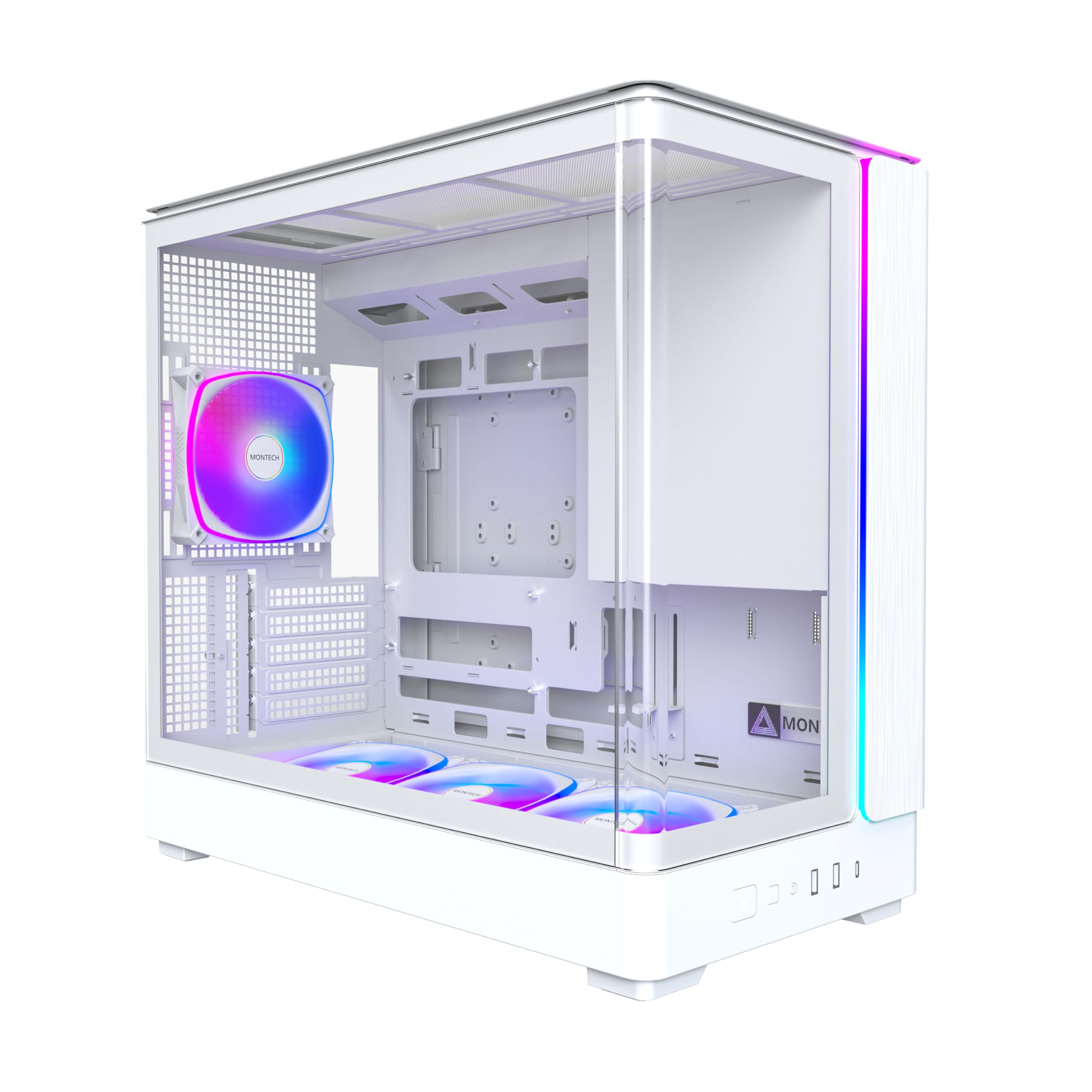 Torre MATX MONTECH King 15 Pro ARGB White