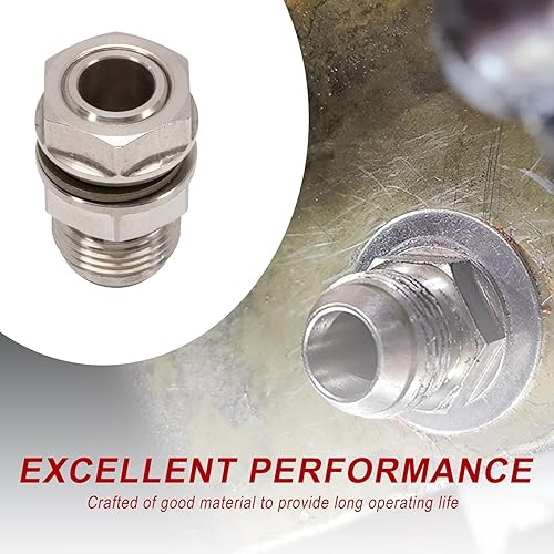 Miniatura 5 de 315-04301-010 Adaptador de tapón de drenaje de retorno de aceite 10AN Turbo Cárter de aceite Bung Fitting Sin soldadura Reemplazar 31504301010