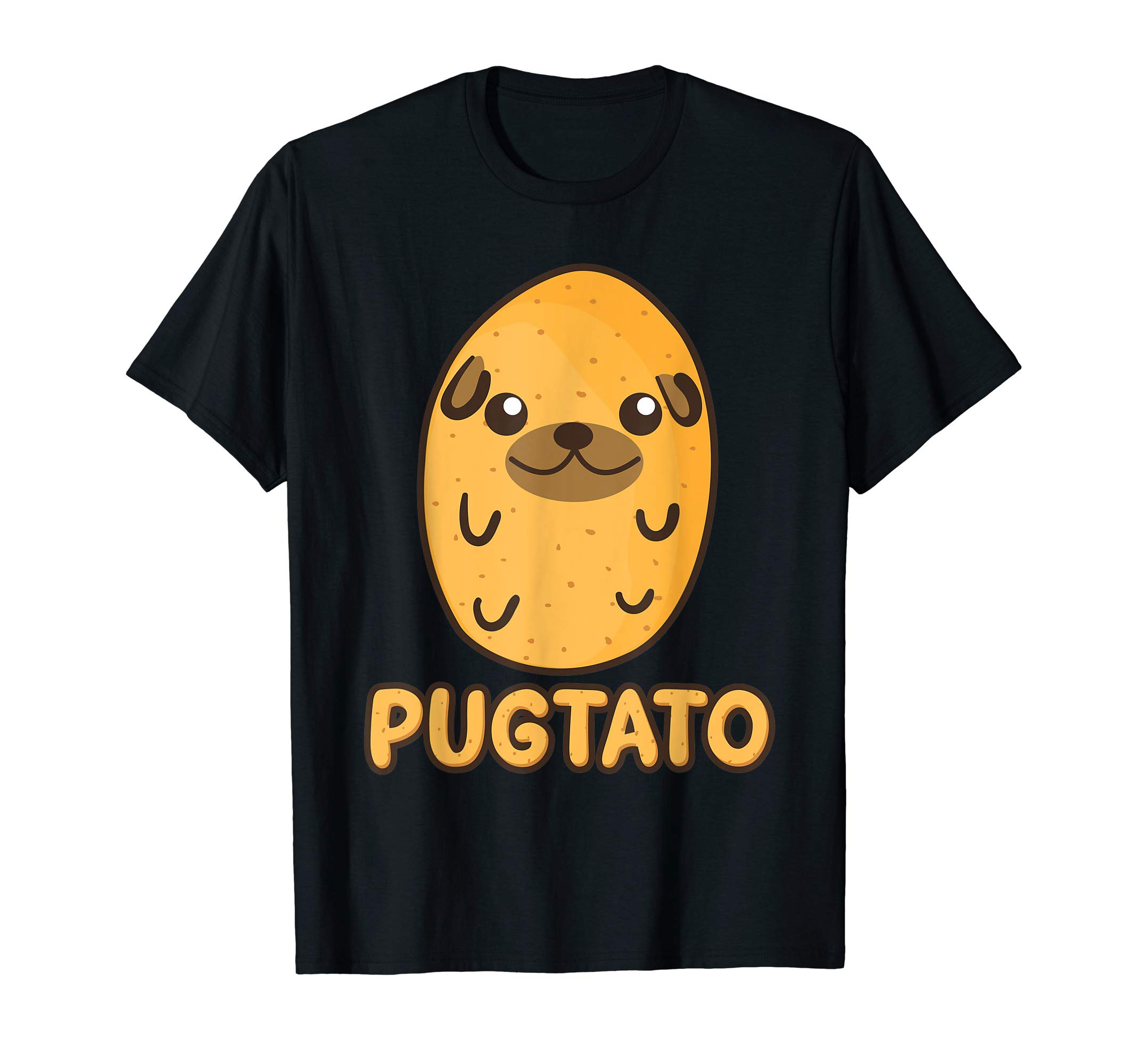 Cute Funny I Love Pugs And Potato Design T-shirtsPugtato Shirt | Cool Awesome Pug Dog Breed T-shirt Gift T-Shirt for Men Women Kids