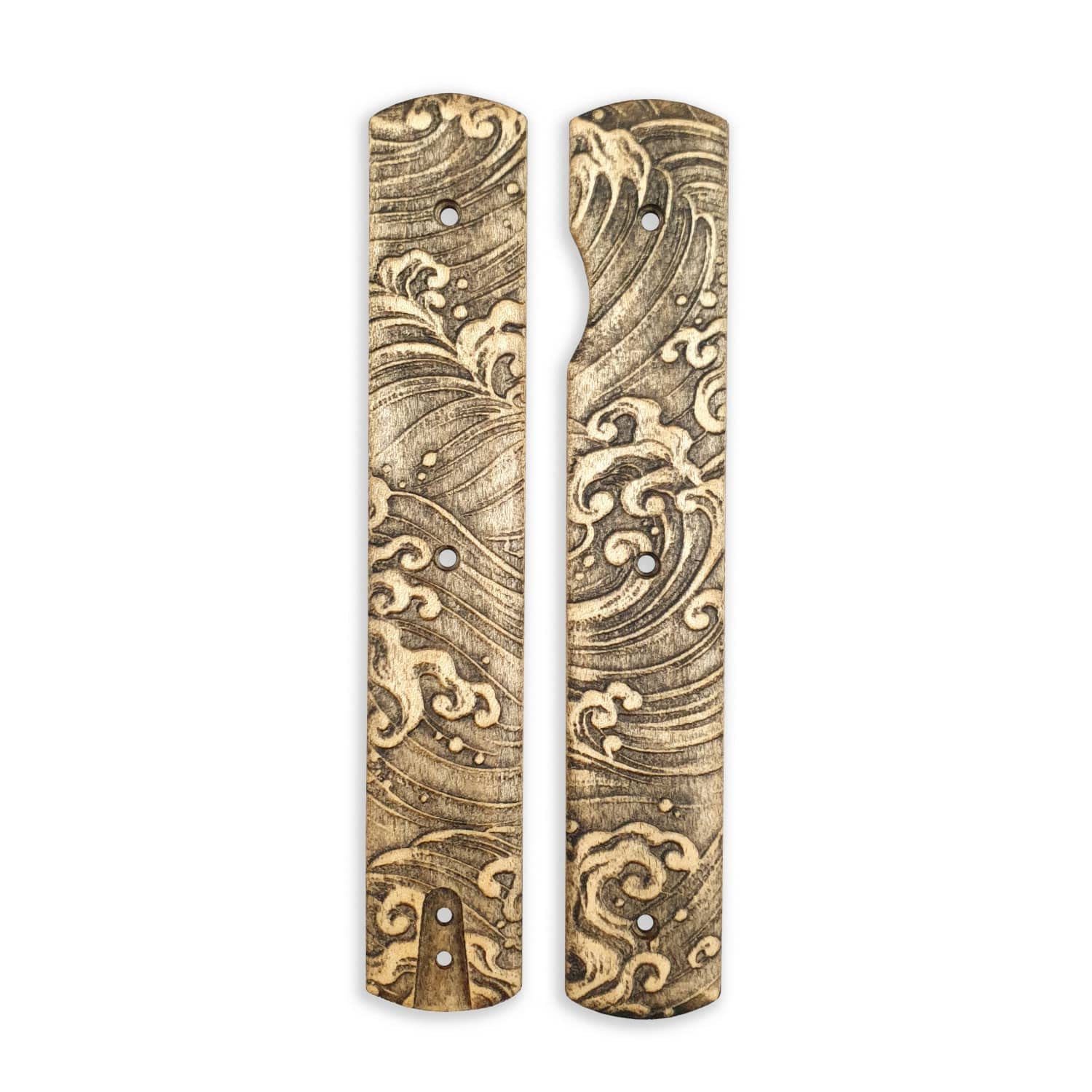 Japan Wave scales for Boker Plus Urban Trapper Linear knife