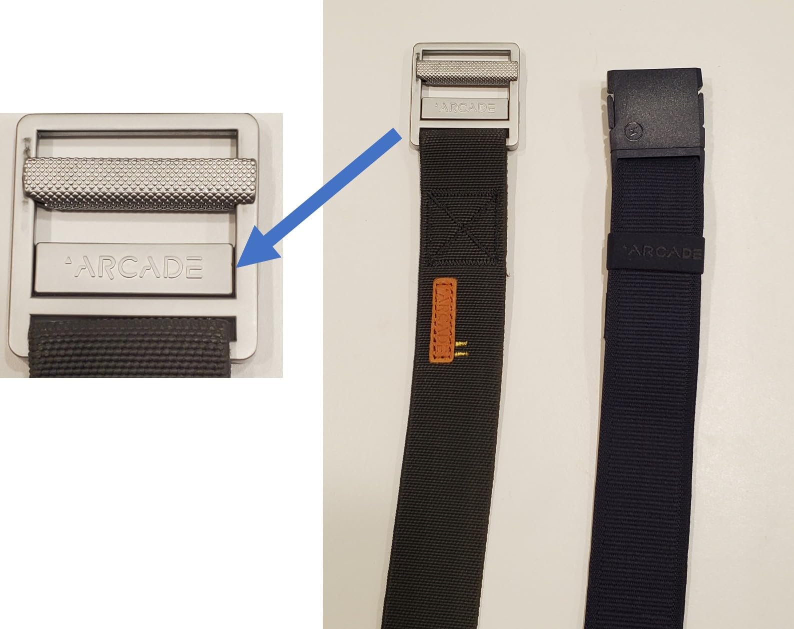 POW x Joseph Toney | Black Stretch Belt | Arcade Belt Co