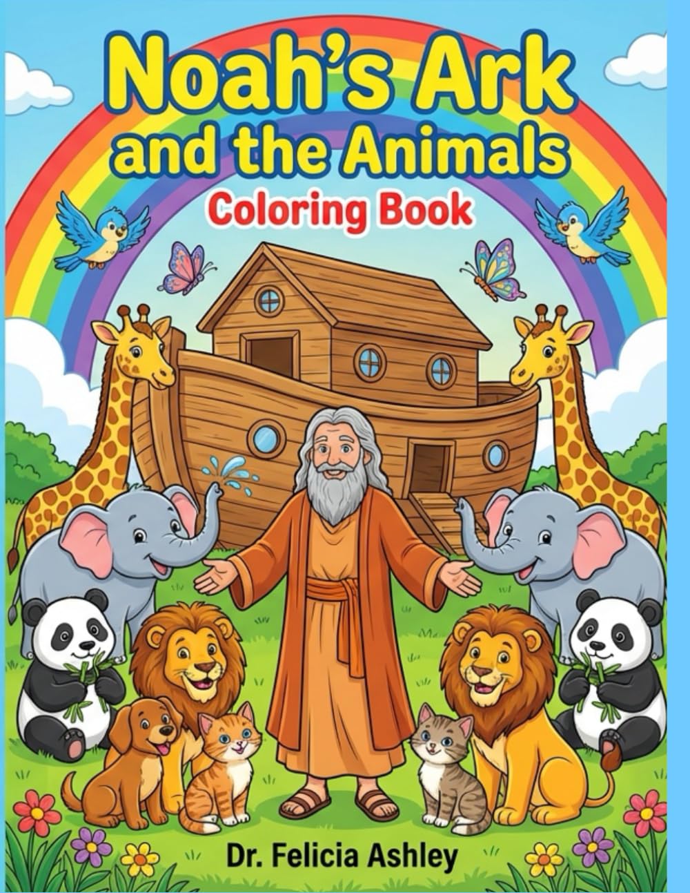 Noah's Ark and the Animals Coloring Book