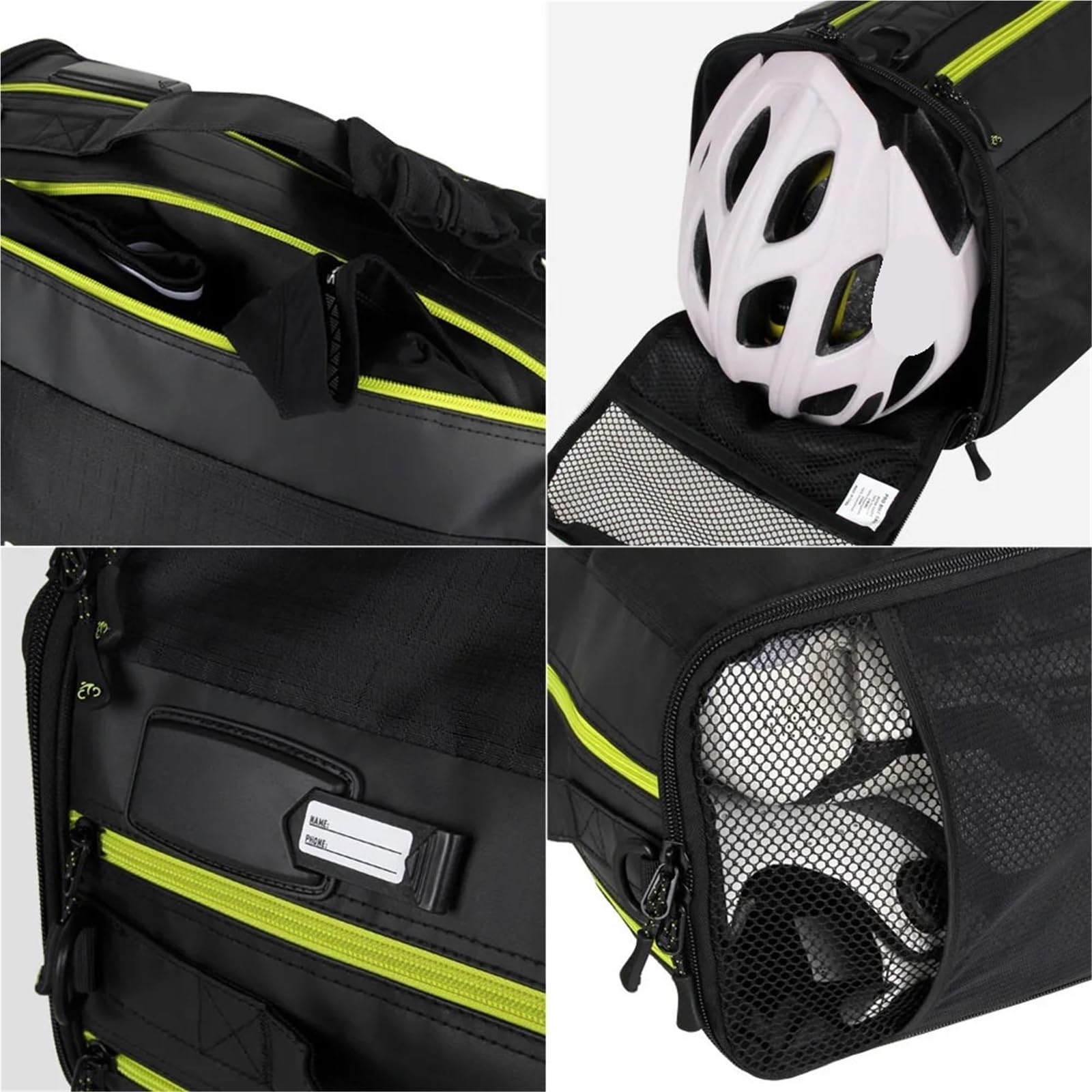 Zapatillero CampañAs Bolsa for bicicleta, bolsa for equipo de ciclismo, bolsa multifunción for ciclismo, casco, almacenamiento de zapatos, accesorios for bicicleta, bolsa for deportes al aire libre