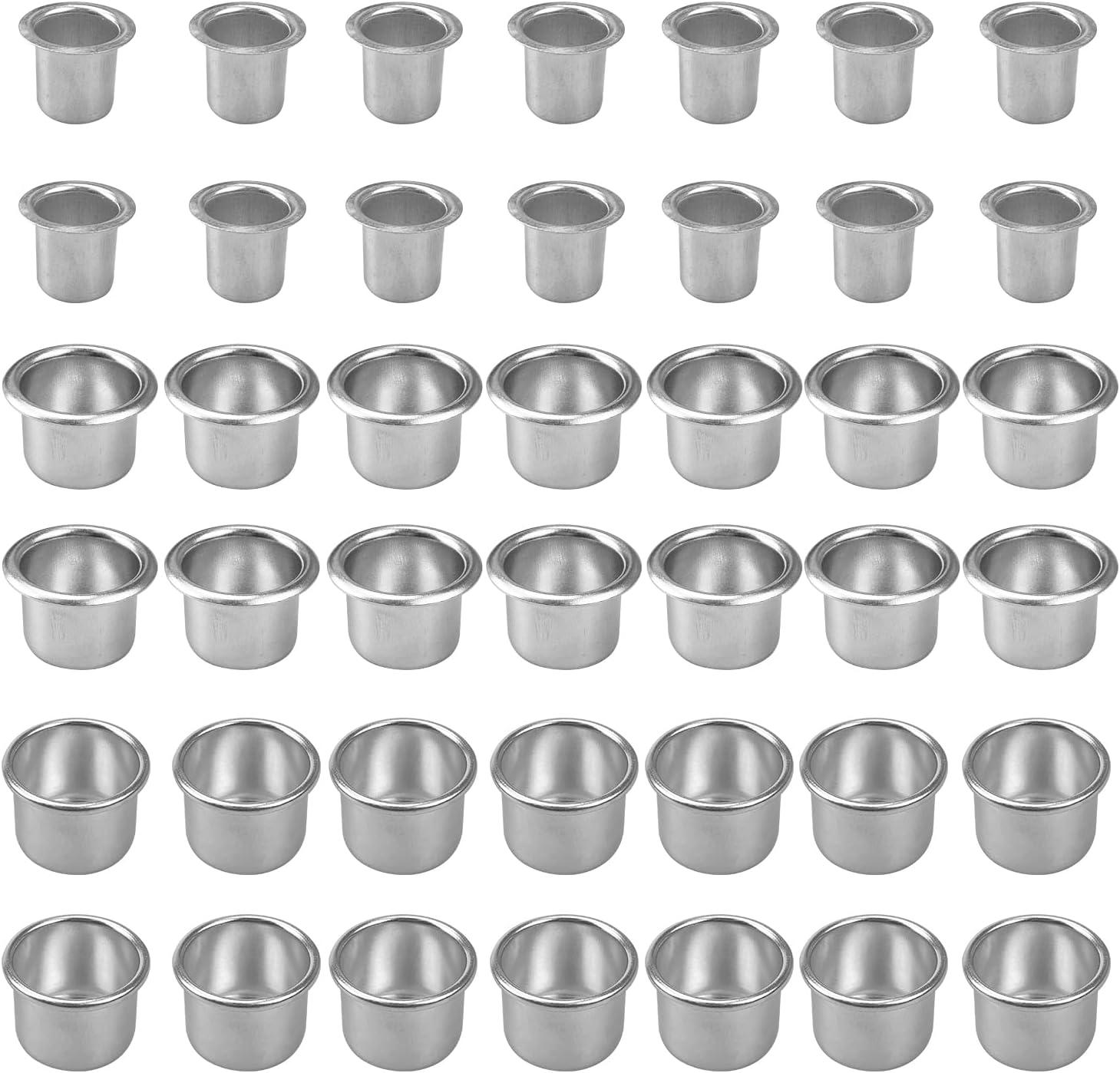 Liwein Mini Kerzenhalter 30 Stück - Goldene Metall Einsätze Für Baumkerzen & Deko