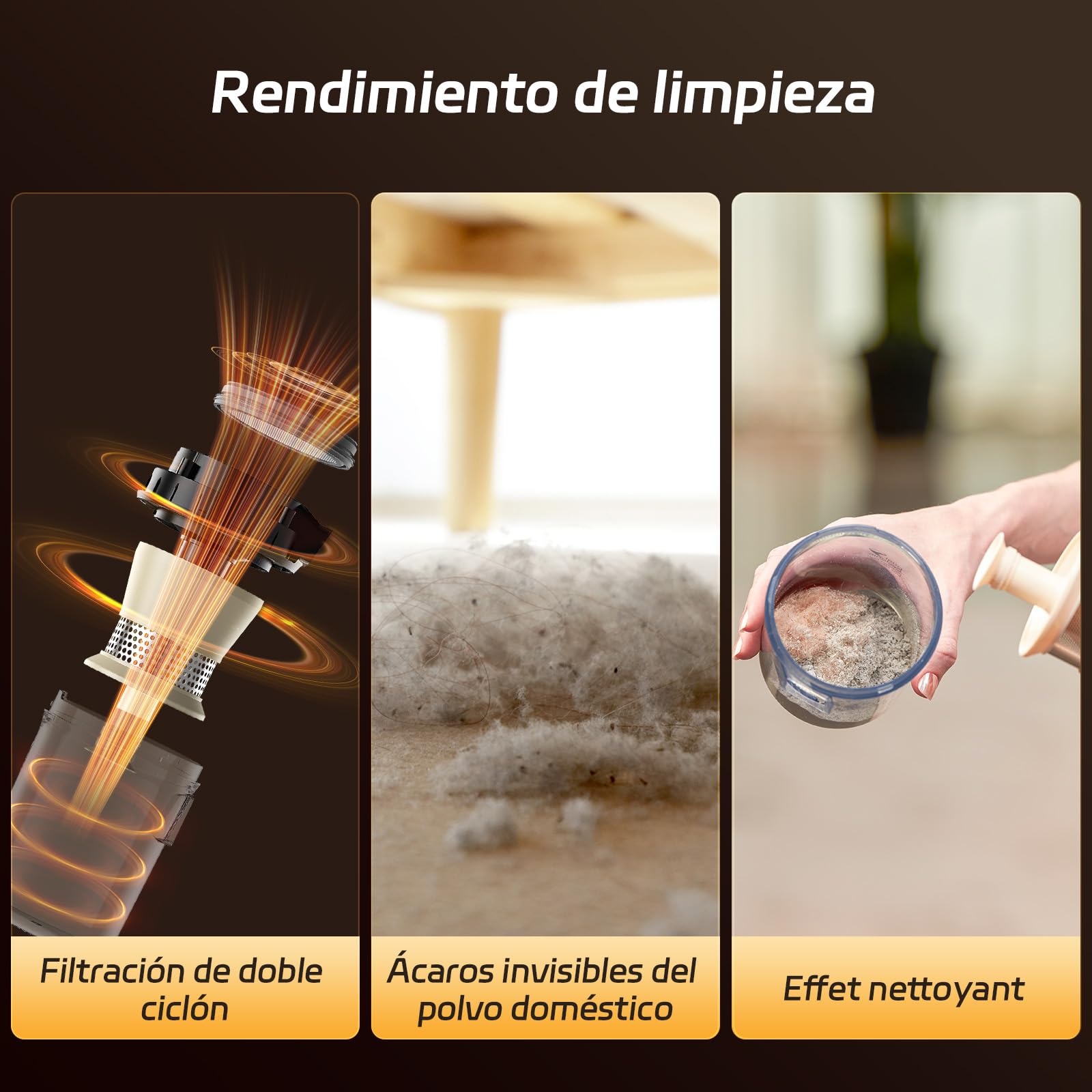 Jimmy BX6 Lite Aspirador Antiácaros para Colchones, con Potencia de Succión de 600 W, 15 kpa, Aspiradora con Sensor de Polvo, Aire Caliente, Luz UV-C, Tecnología Ultrasónica, para Colchón Cama Sofá