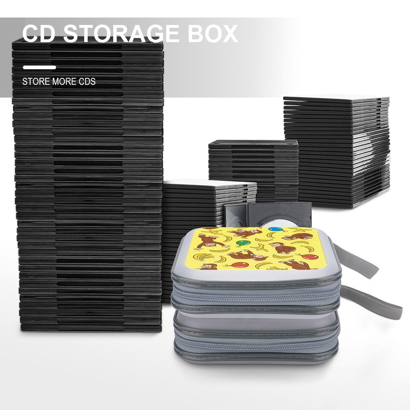 Amazon.co.jp: ディスクケース CDケース DVDケース CD収納