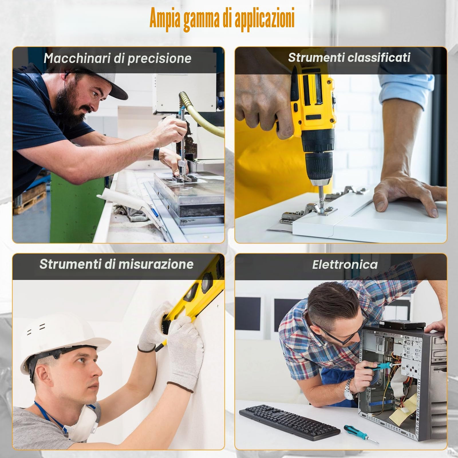 Viti Cilindriche Con Esagono Incassato - Set 1080 Pezzi M2 M3 M4 Bulloni e Dadi a Testa Esagonale Bussola - Chiavi a Brugola Incluse