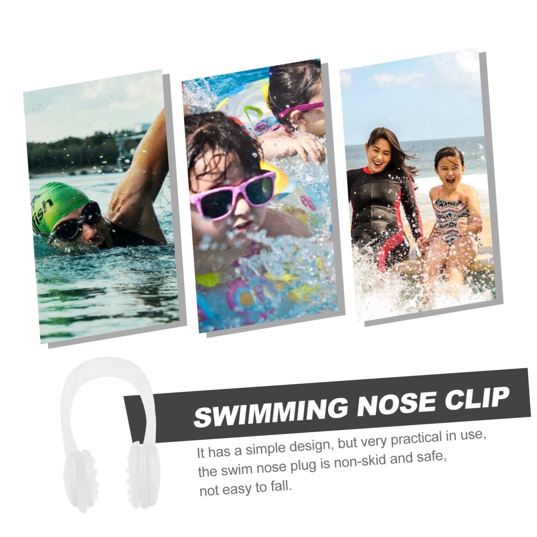 CORHAD Nose Plugs for Swimming Anti- Silicone Nose Clip for Adults Boys and Girls Universal Fit Non-Slip Comfortable Design Made for Swimmers