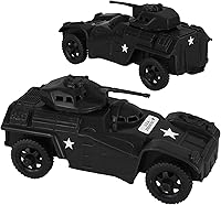 Vista 9 de TimMee Recon Patrol Coches blindados OD Verde y Bronceado Ejército Plástico Hombres Scout Vehículos