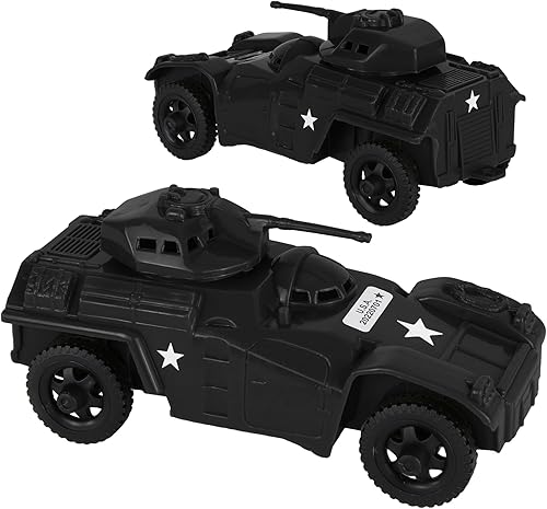 TimMee Recon Patrol Coches blindados - Vehículos exploradores de plástico negro para hombres