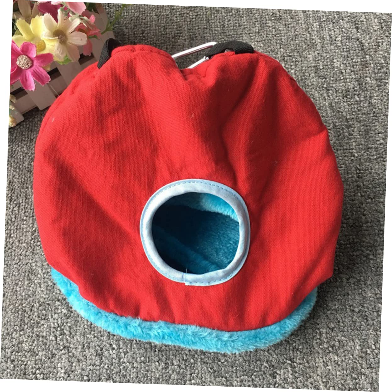 Beavorty 3 Piezas Cama De Ardilla Jaulas para Pajaros Periquitos Invierno Pájaro Cacatúa Hámster Columpio Juguete Jaula De Pájaros Loro Cabaña Perico Cama De Pájaro Tienda Hamaca Ardilla