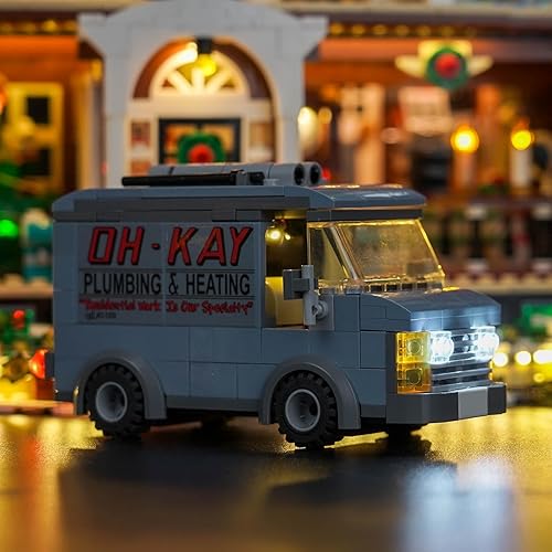 Vista 9 de VONADO Kit de luces LED compatible con el juego de Lego solo en casa, iluminación de bricolaje (sin modelo Lego, solo luces)