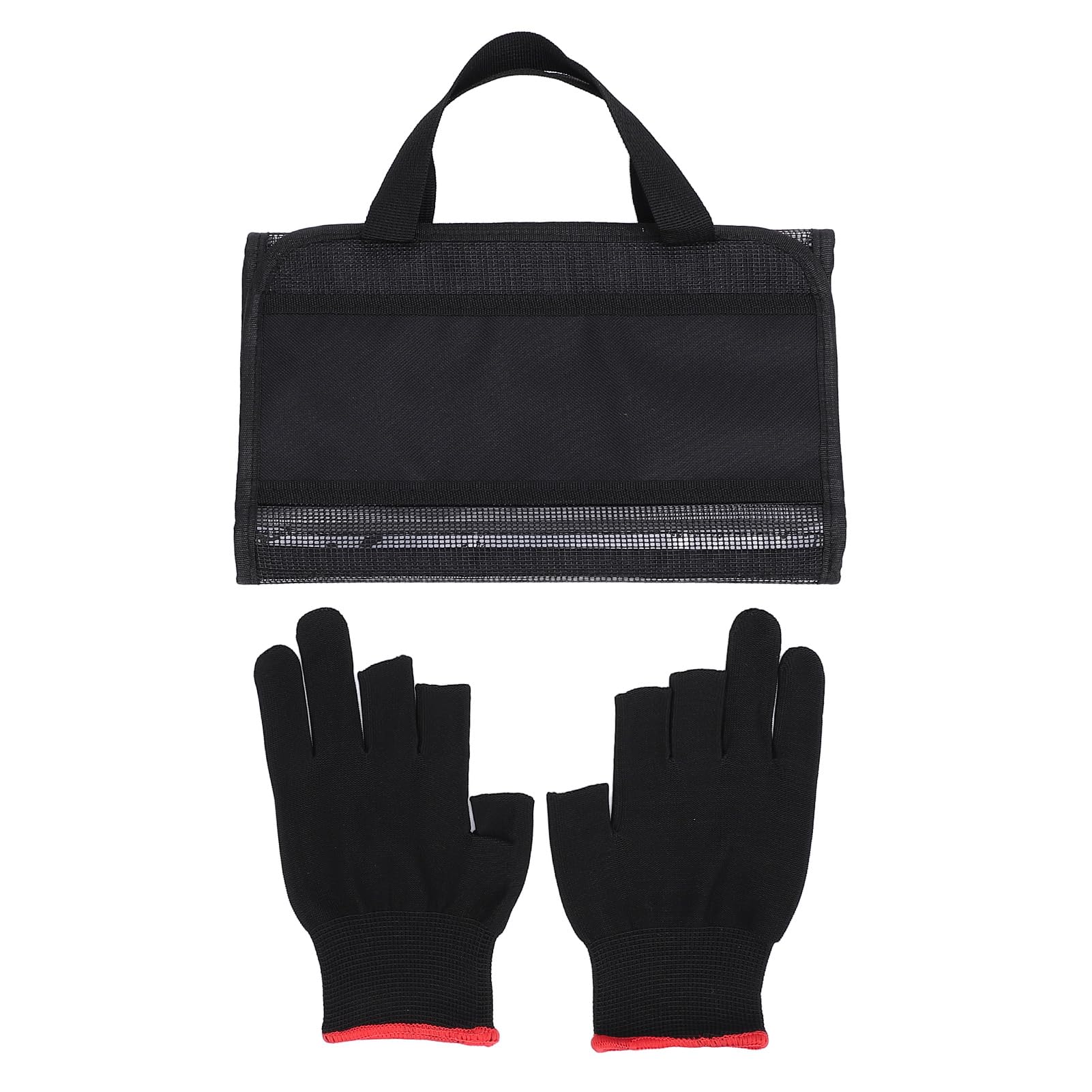 Pilipane Fishing Lure Bag Large Capacity Portable Oxford Fabric PVC Transparent Foldable Fishing Tackle Bait Organizer Storage Bag for Anglers Outdoor Travel