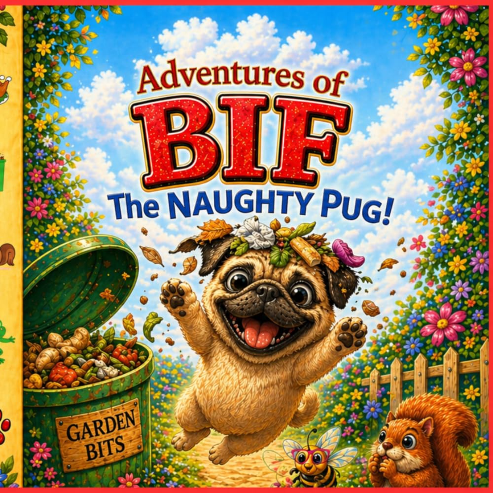 The Adventures of Bif the Naughty Pug: A Funny and Cheeky Children’s Story About a Mischievous Little Dog