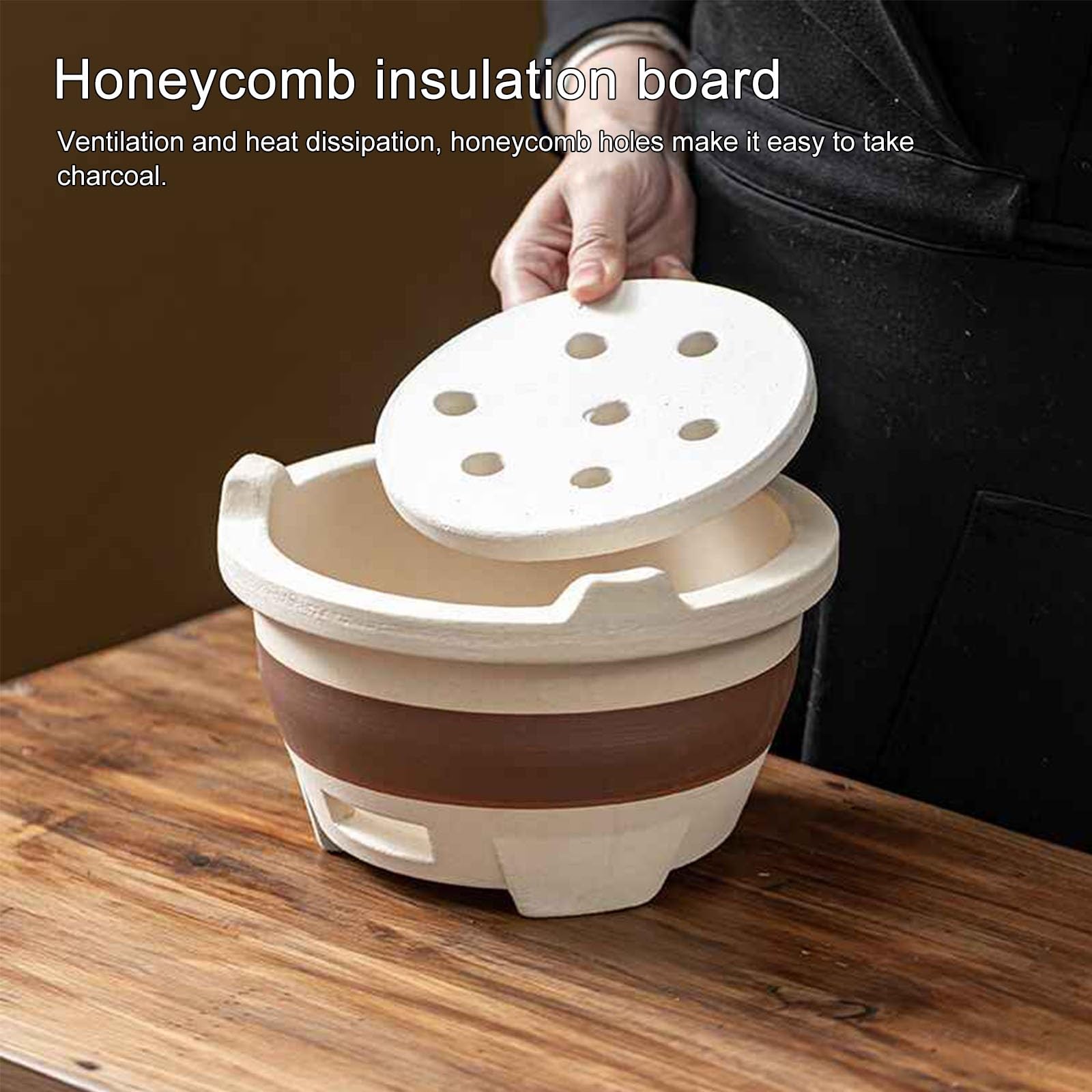 Barbecue Portable au Charbon de Bois pour Cuisiner en Plein air et préparer du thé | Accessoires Inclus | Grande Taille idéale pour Les réunions et Le Camping