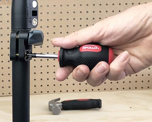 Miniatura 9 de Apollo Tools - Juego de herramientas rechonchas de 4 piezas para manos pequeñas y espacios reducidos. Práctico y compacto juego de herramientas