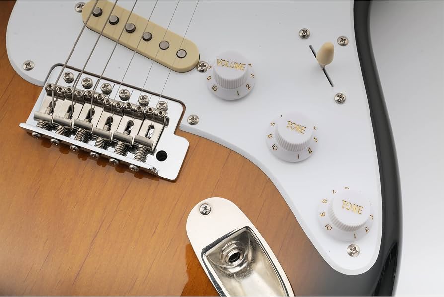 Guitar Pickup Covers & Knobs Set - Green Plastic Single Coil Covers, Volume/Tone Knobs, Switch Tip