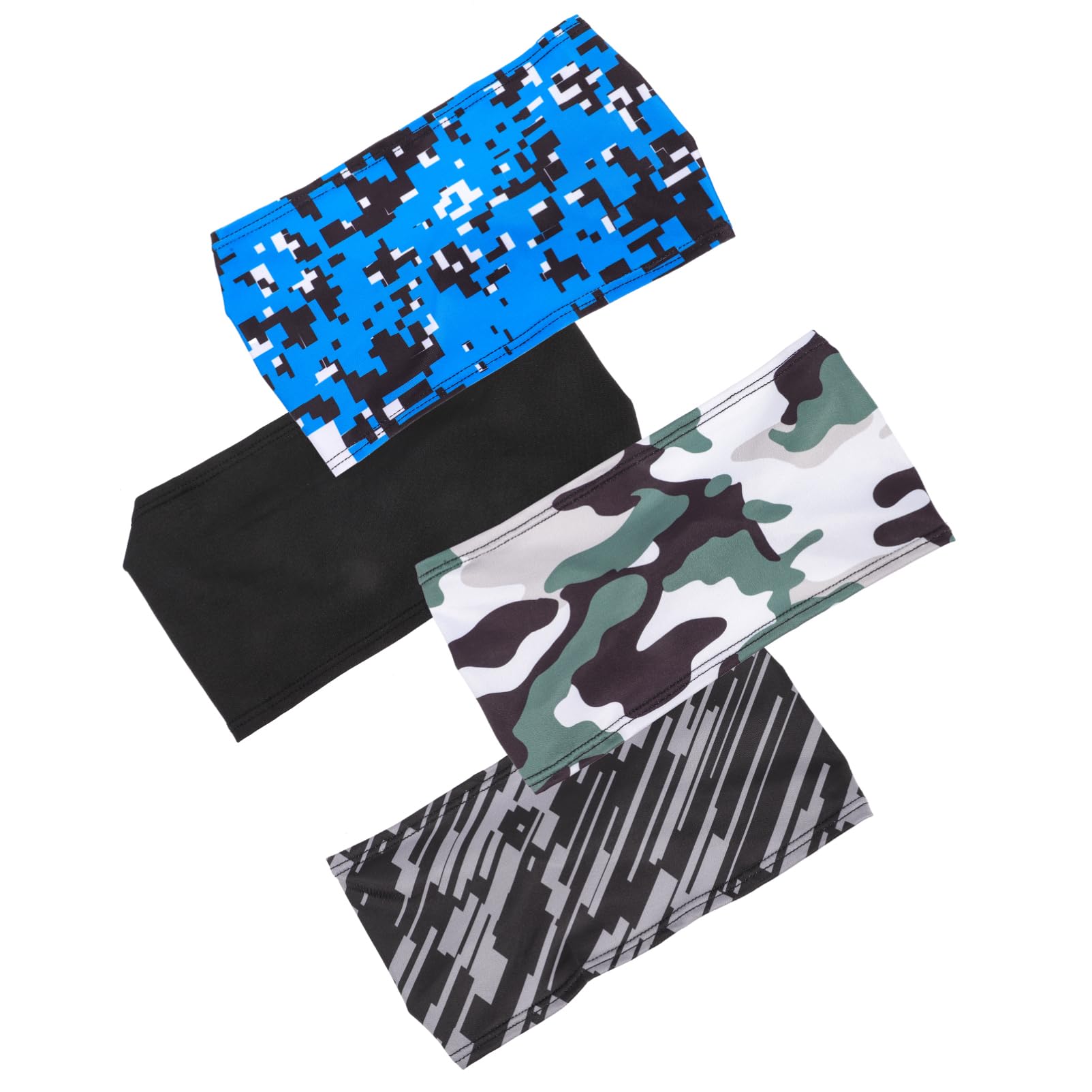ibasenice Diademas Deportivas para Hombre Bandas Absorbentes De Sudor Headbands De Fitness Elásticos para Ejercicio Adecuadas para Correr Baloncesto