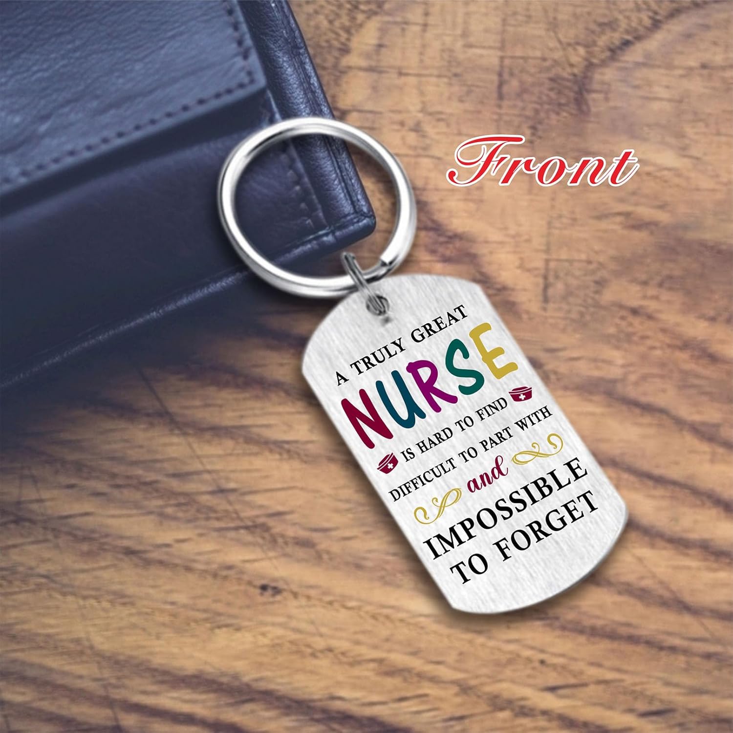 TGCNQ Nurse Gifts for Women - Cool Graduation and Appreciation Keychain - Perfect Recognition Gift - Nurse Accessories - Image 2