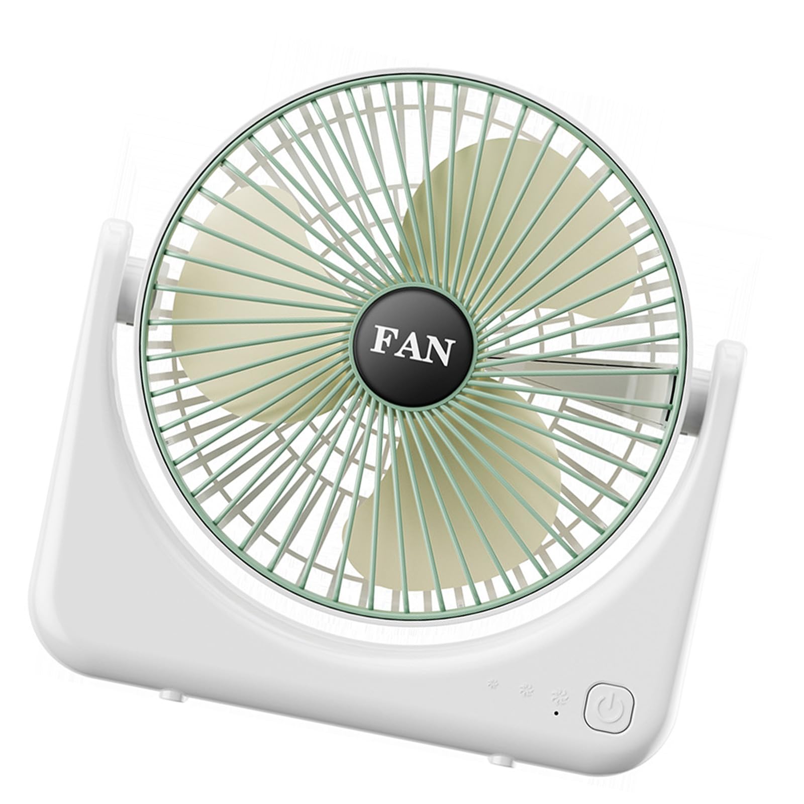 YPBEW Air Circulation Fan Compact 3-Speed ABS Fan with Adjustable Speeds for Desk, & Travel USB Rechargeable Electric