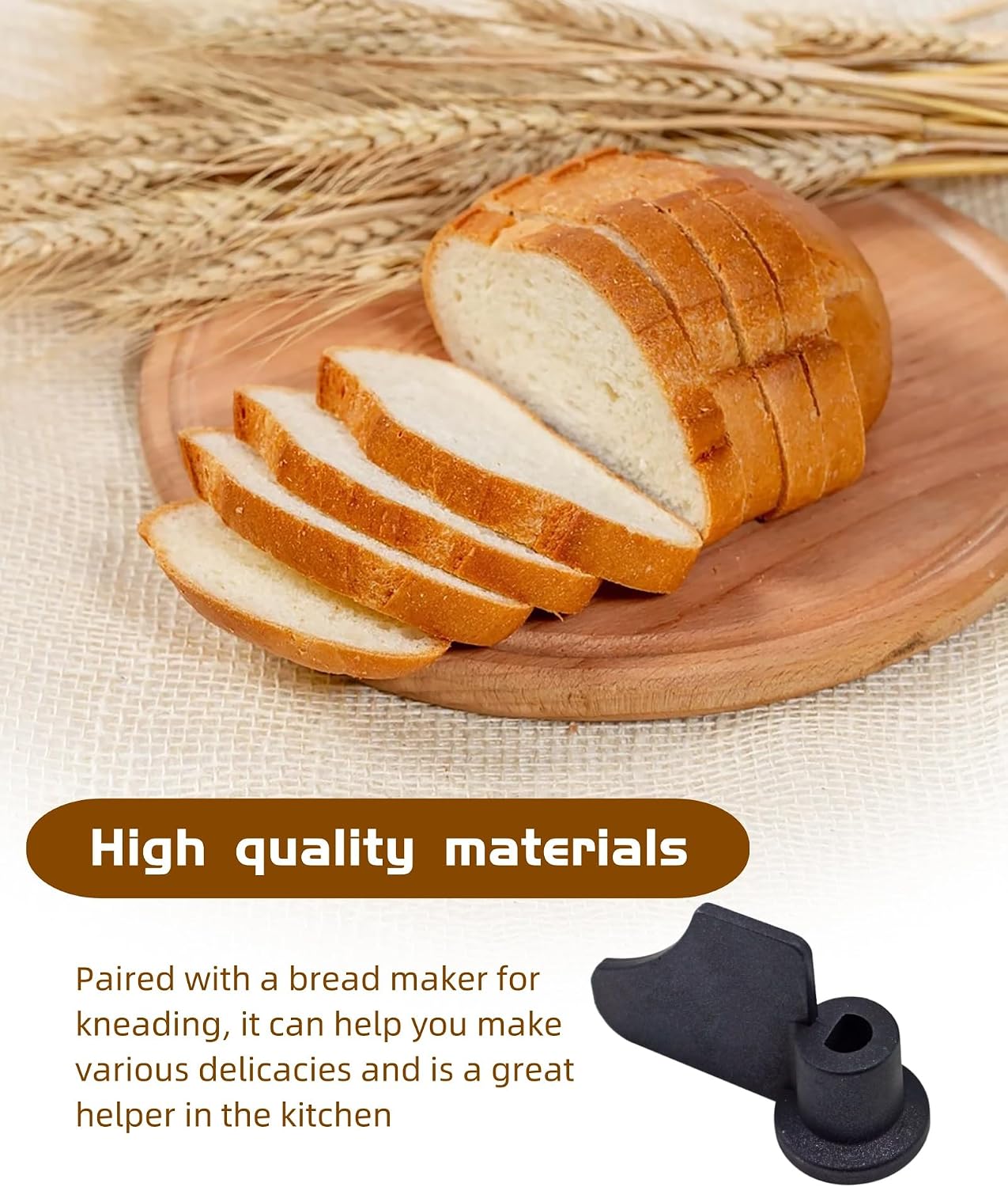 2pcs Bread Machine Kneading Blade Replacement Parts fits for Oster CKSTBRTW20 Bread Machine,Oster Bread Machine Paddle（Not Universal）