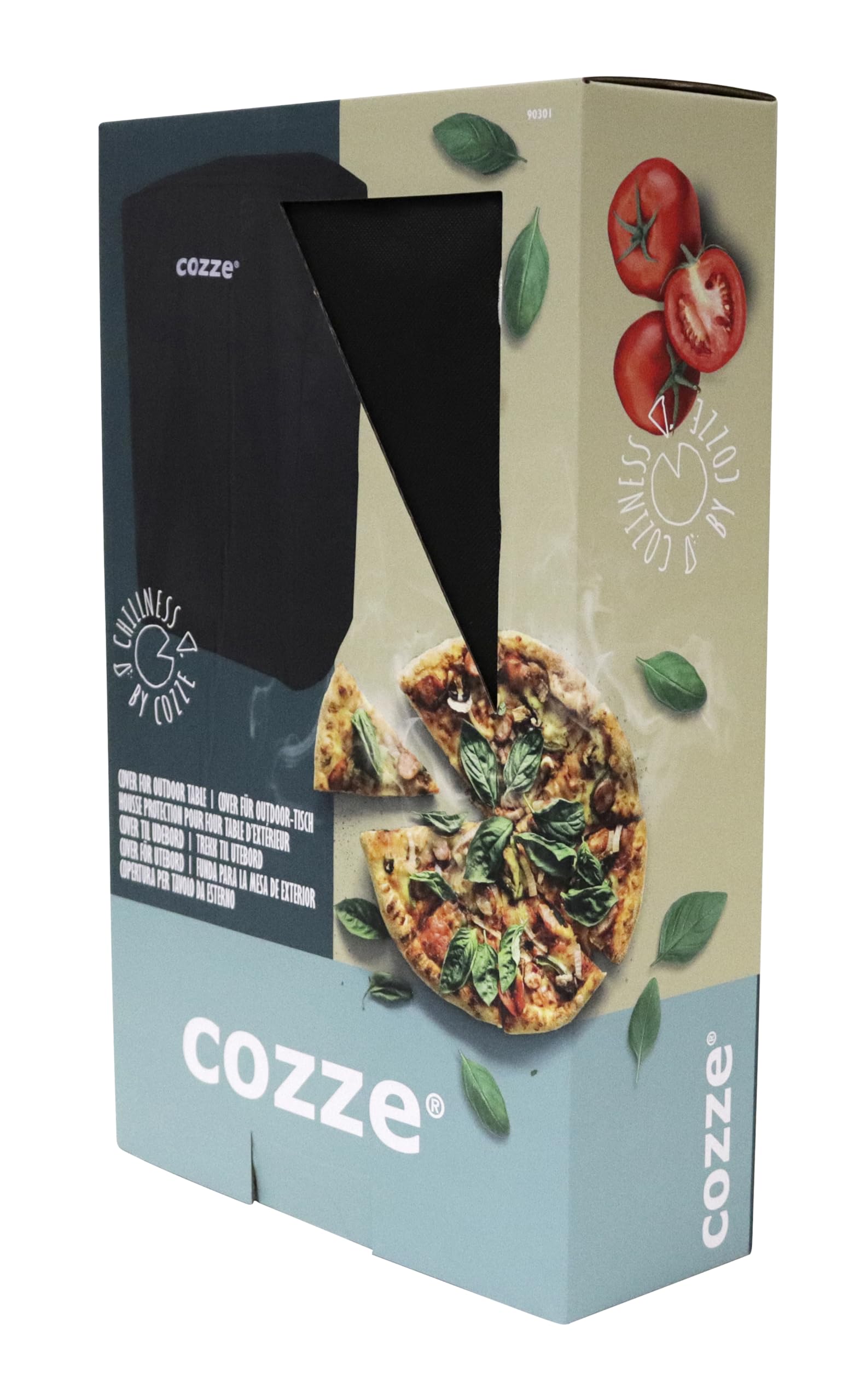 cozze Copertura Cozze® per fornetto per pizza e tavolo da esterno, nero