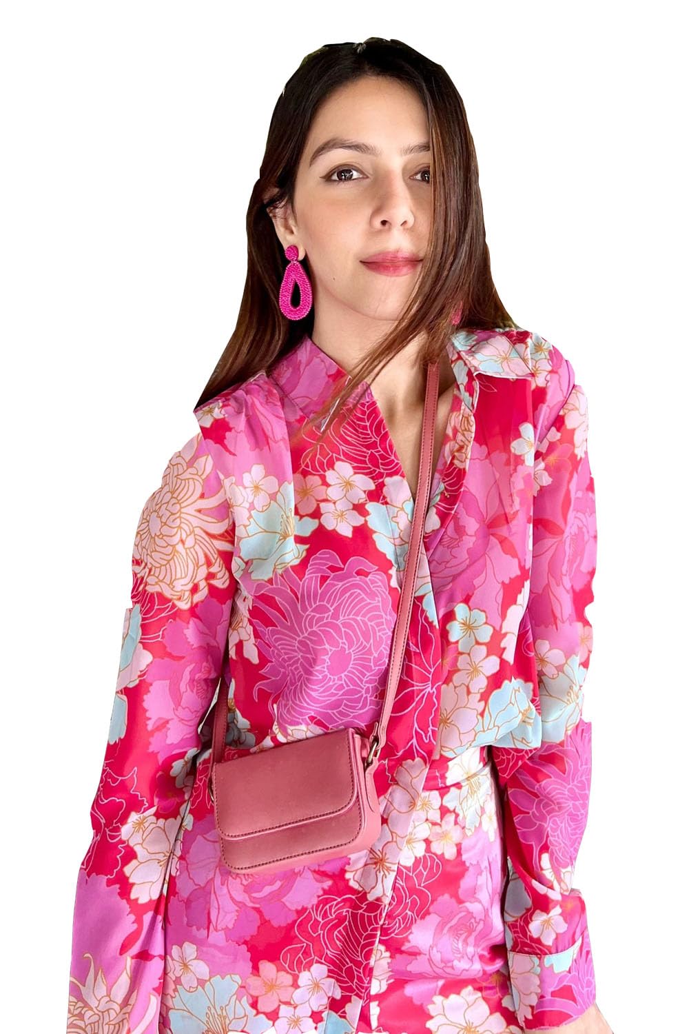 misily Women Alia Bhatt Co Ord Set| Collared Self Floral Print Full Sleeve Shirt | Straight Shirt with Pant| Women Two-Piece Outfits| Summer Wear| Outdoor Wear-picture-28