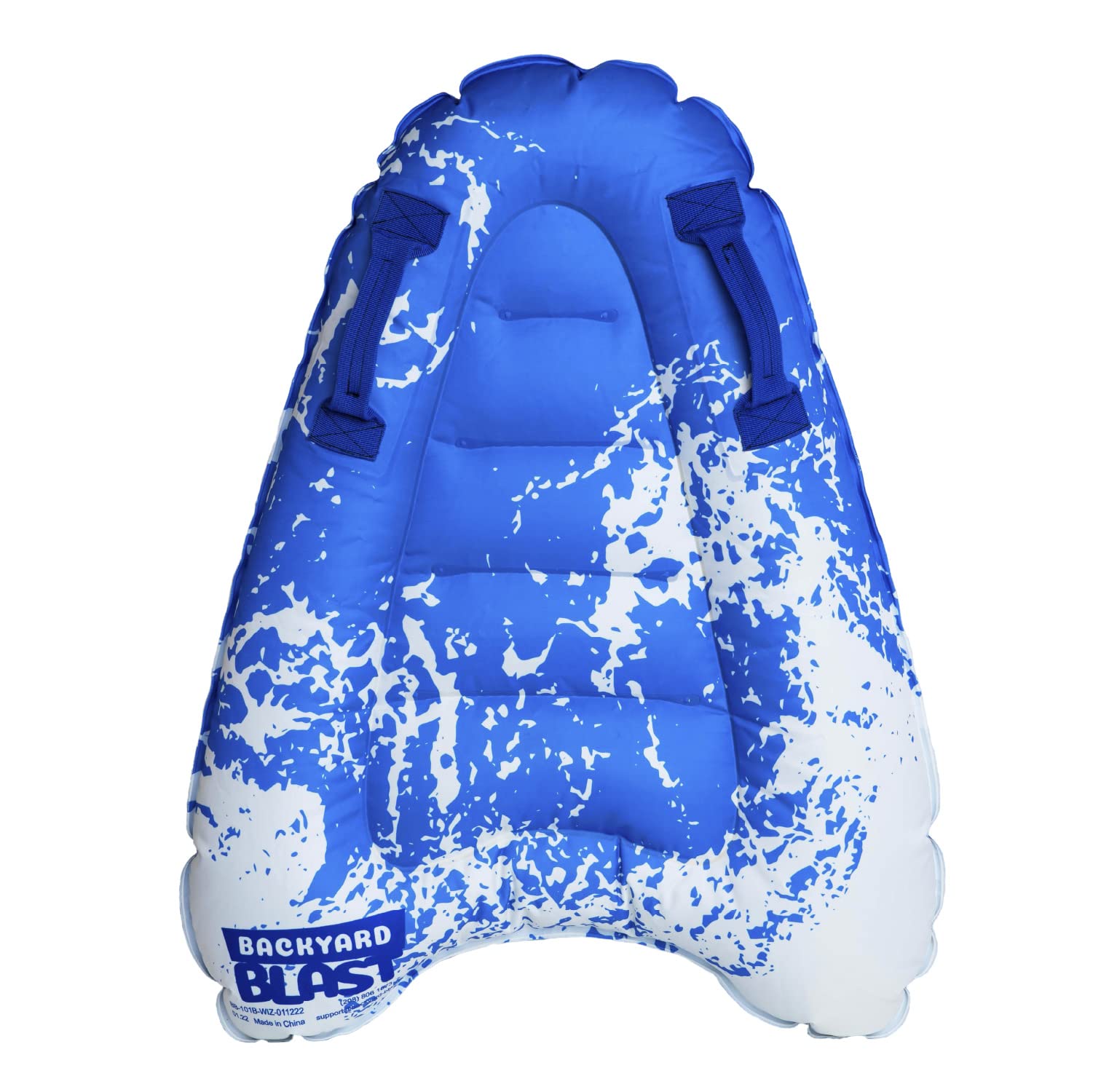 BACKYARD BLAST Deluxe Rider with Joint Cloth Material, Inflatable Body Board Slide Rider, 30.7" x 19.6" x 5.5"