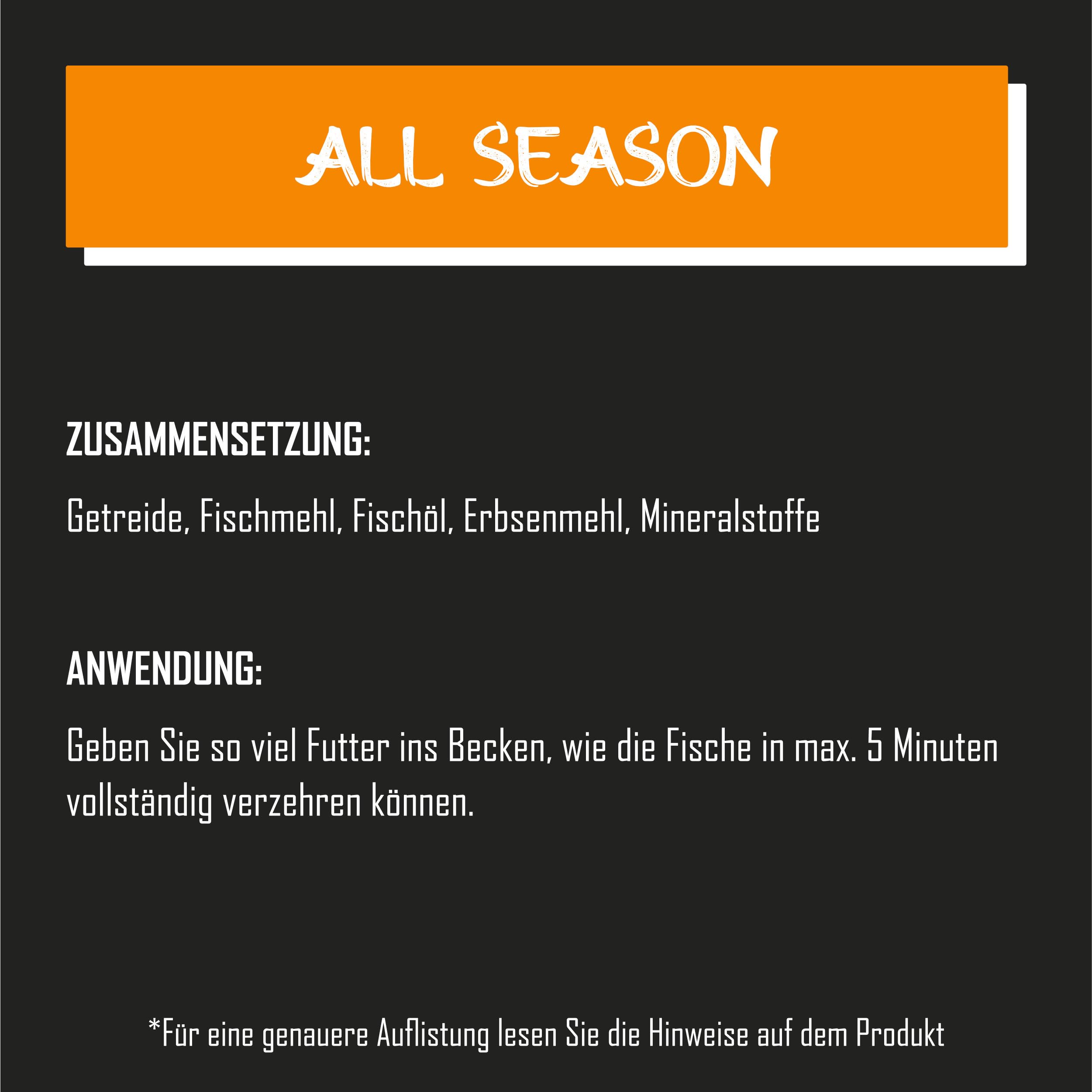 Tanoshi Koifutter - All Season - 6mm 13,5 kg | Schwimmendes Hauptfutter für eine ausgewogene Ernährung | Ganzjahresfutter mit Lachsöl | ab 8°C
