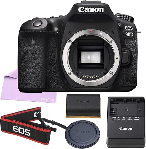 Paquete de cámara DSLR 90D (solo cuerpo) + paño de microfibra - 3616C002 (renovado)