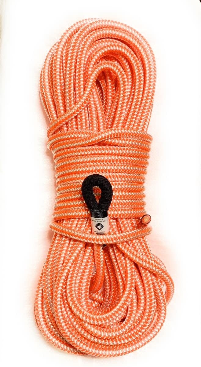 Climbing Rope CLIMBING ROPE ORANGE/WHITE Sports & Outdoors