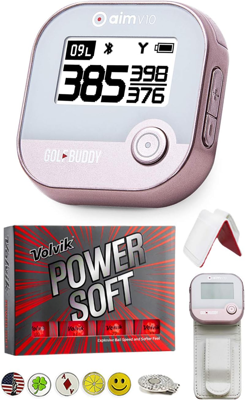 Golf Buddy Aim V10 Bluetooth Wireless Golf Talking GPS