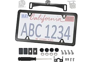 Aootf Universal Car Rear View Camera License Plate Bracket Kit