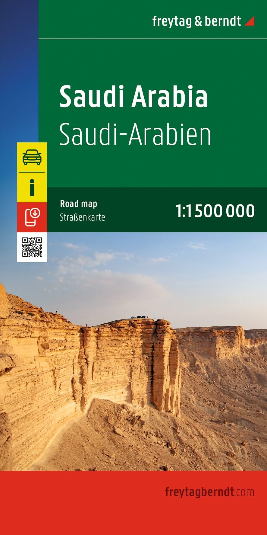 Saudi Arabia Road Map: 1:1,500,000 scale: AK 106