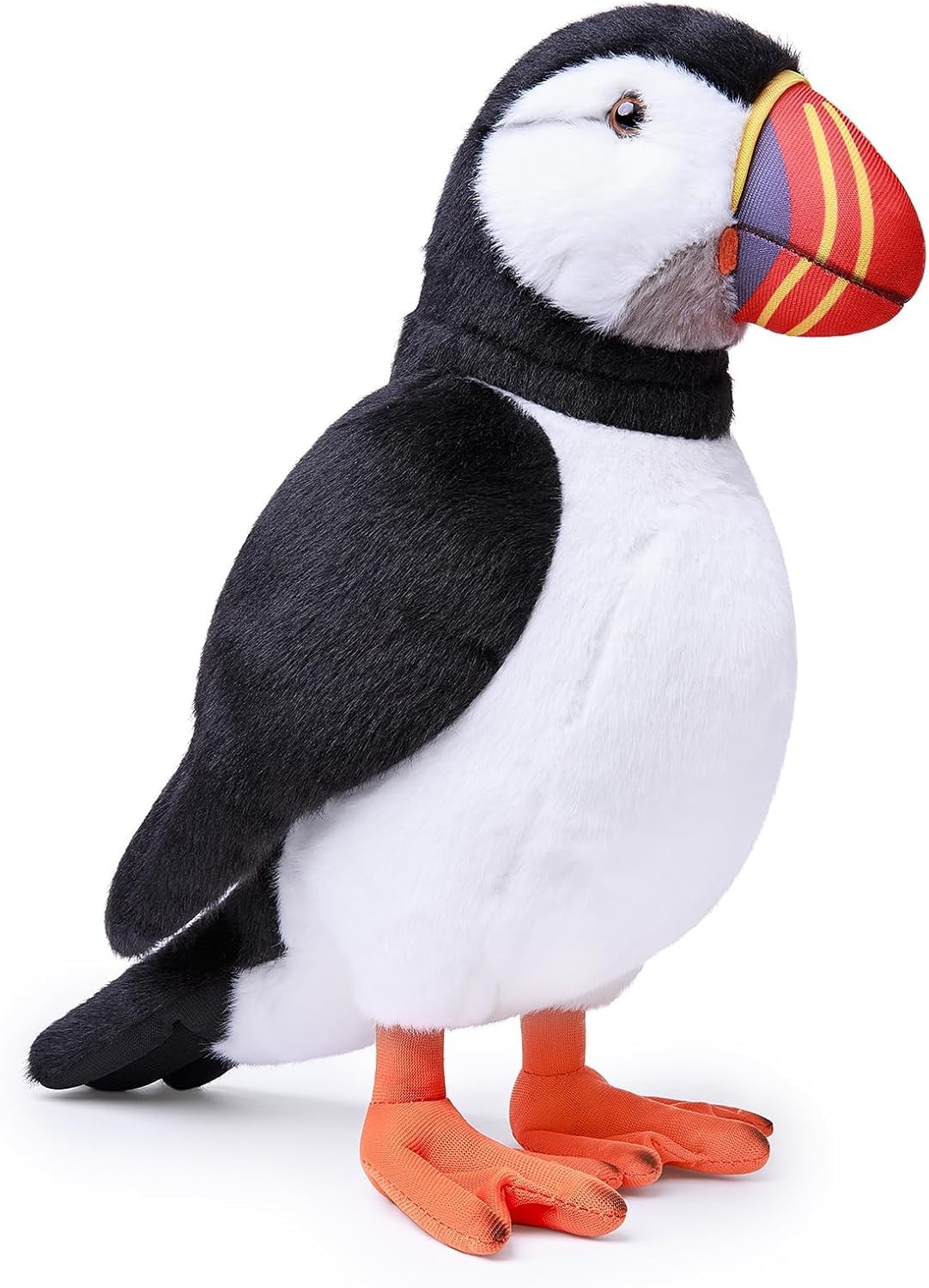 Tiny Heart 16inch Simulated Arctic Puffin Plush Toy, Realistic Soft Plush Stuffed Puffin Animal Toys - Image 3