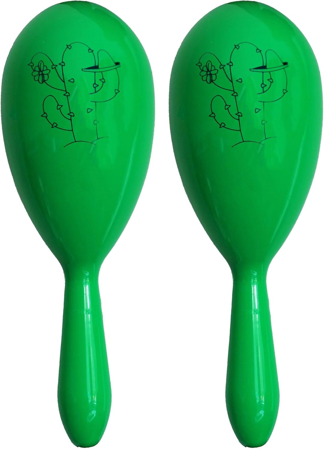 MEXICAN MARACAS FOR FANCY DRESS INCLUDES 2X MATCHING COLOURED