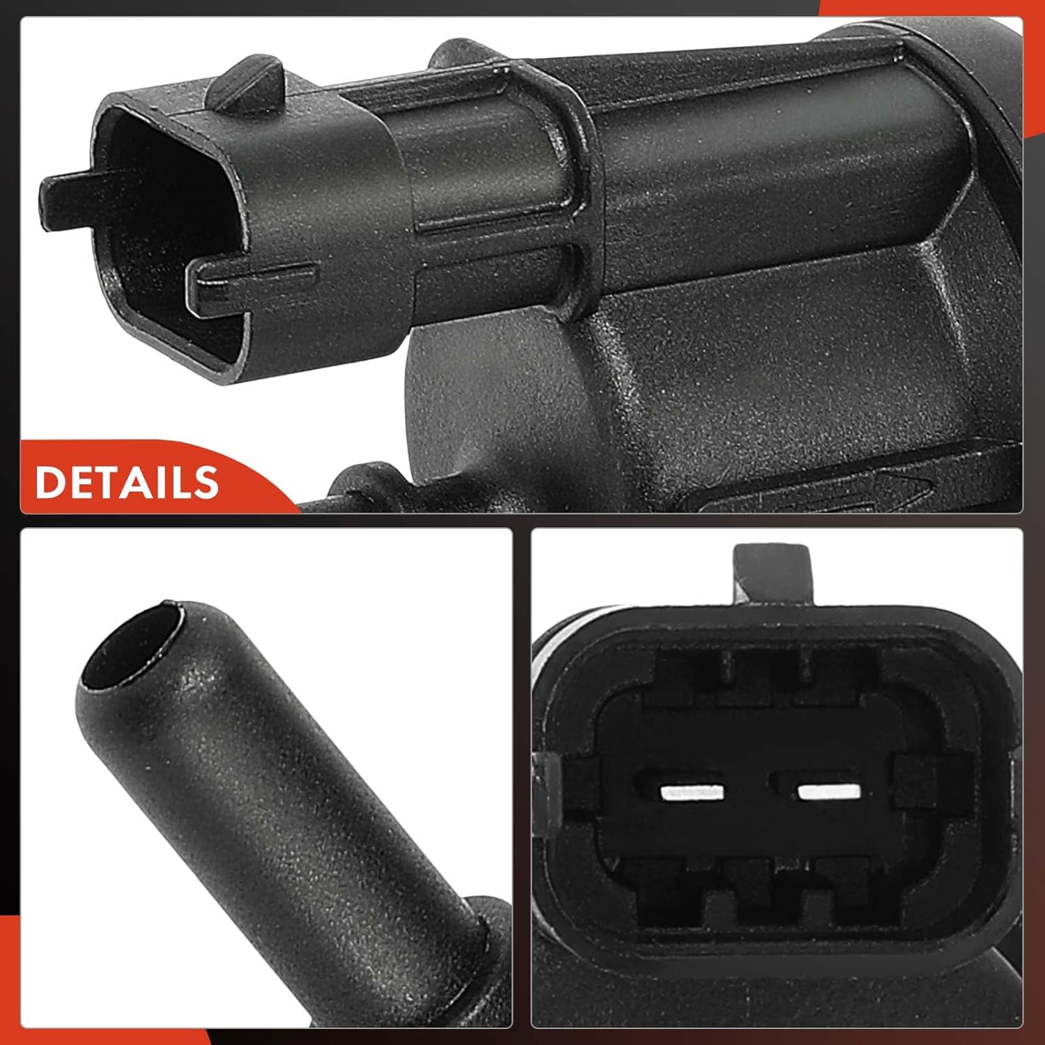 A-Premium Vapor Canister Purge Solenoid Valve Compatible with Chevrolet Malibu 2008-2012 & Pontiac G6 2007-2009 & Saturn Aura 2007-2009, DOHC, 3.6L, Replace# 0280142465, 12604955