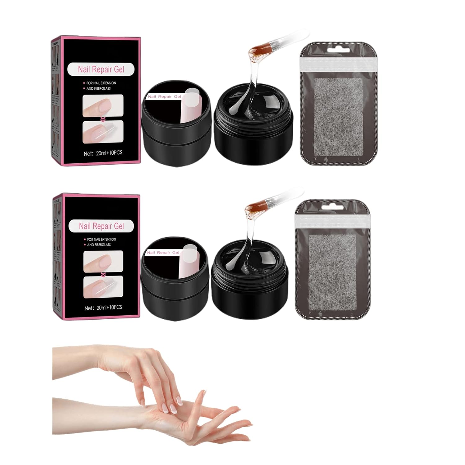 Instant Cracked Nail Repair Gel, Nail Repair Protection