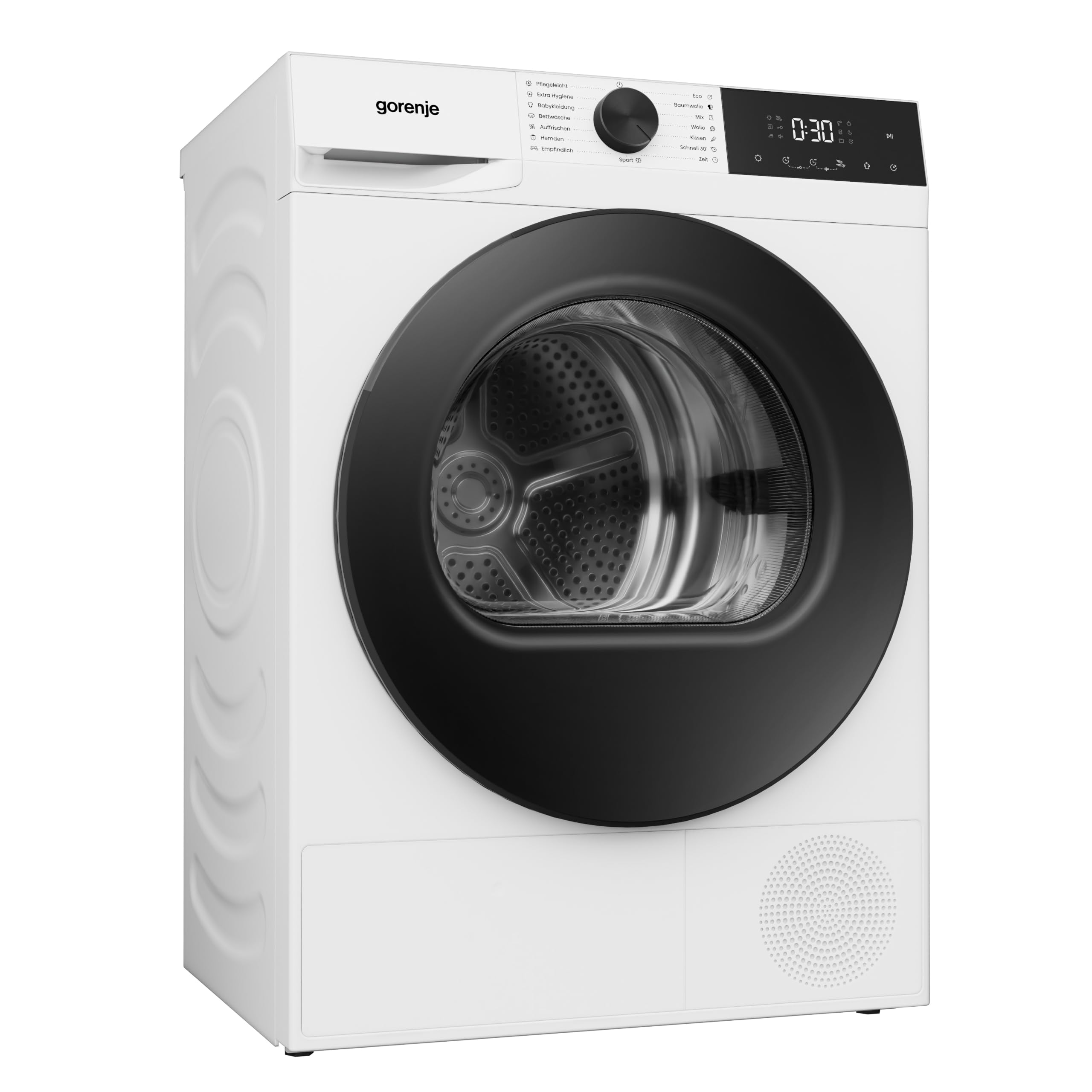 Gorenje D5G2P8D Trockner/Kondensation mit Wärmepumpe/ 8KG/ 15 Programme/Knitterschutz/EasyClean-Filter/ExtraHygiene/FastDry/SensorDry/TwinAir/EEK: D