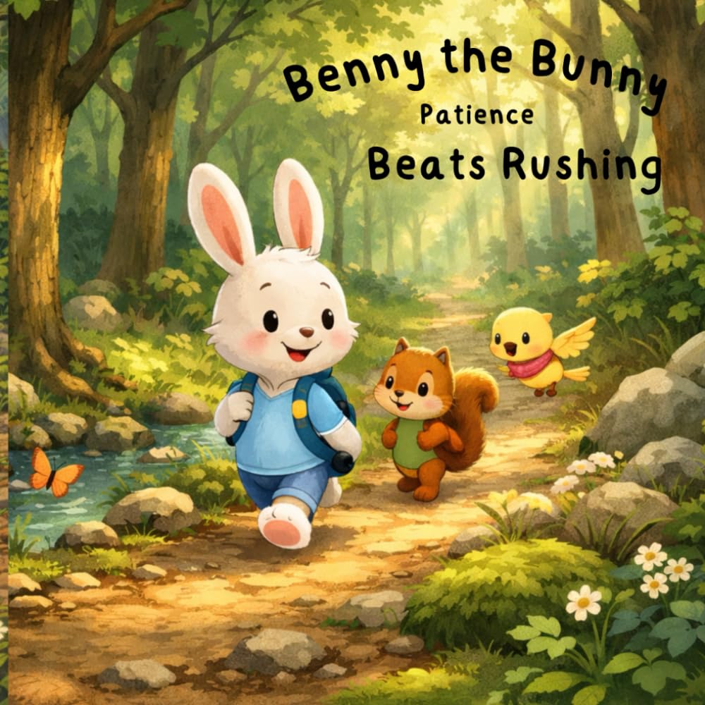 Benny the Bunny – Patience Beats Rushing: A Gentle Story About Slowing Down, Teamwork, and Growing Together (Benny the Bunny Stories)