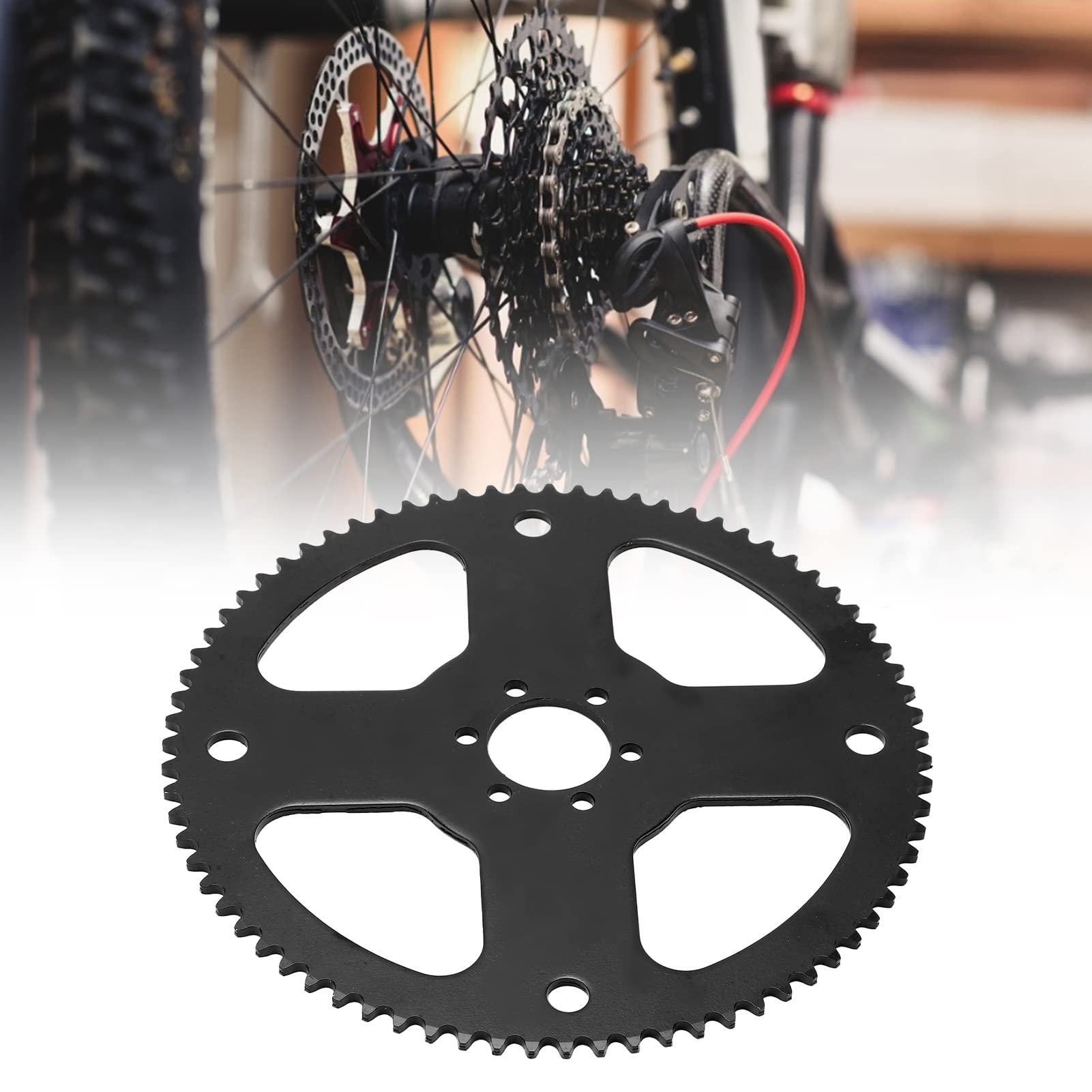 Pignone per catena bici da 75 denti in acciaio 35 catena ruota posteriore durevole riparazione bicicletta manutenzione per mini bici CT100U Trail Motovox MBX10