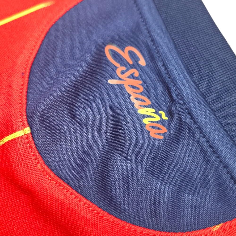 camiseta selección española mundial 2026-2028 replica oficial | Kit niño camiseta y pantalón | Unai Simón 23 | Roja | Equipación fútbol infantil | Cómoda y transpirable
