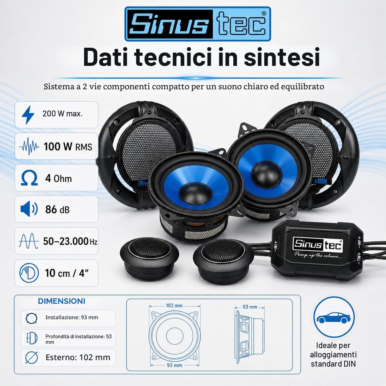 St-100 [10 cm] Sistema a 2 vie