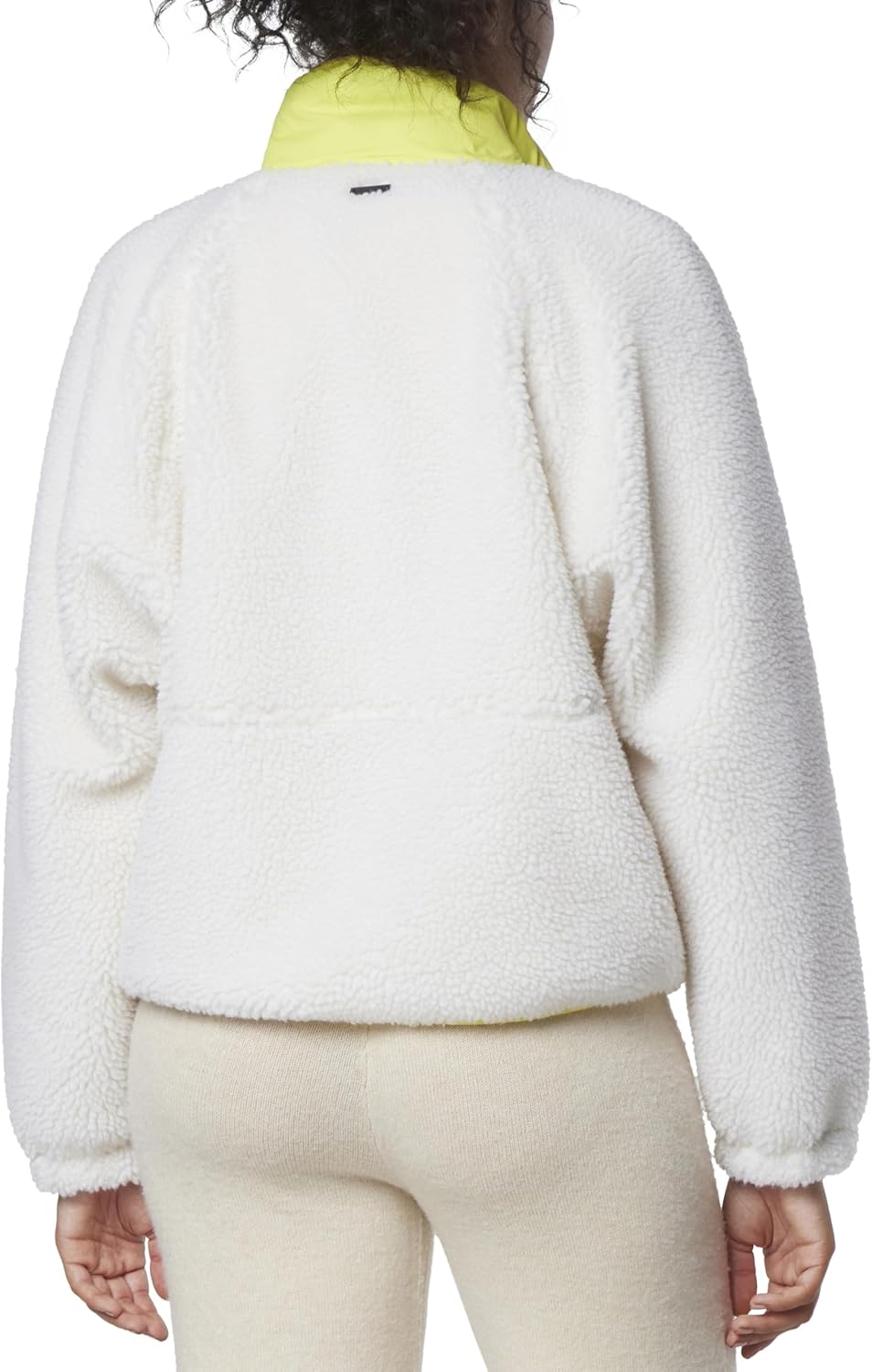 Andrew Marc Women's Mixed Sherpa Zip Front Jacket