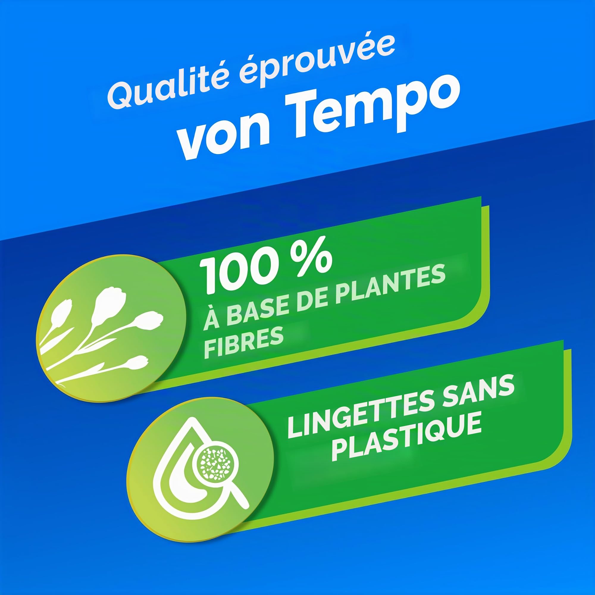 Tempo Papier toilette humide Édition limitée Motif floral
