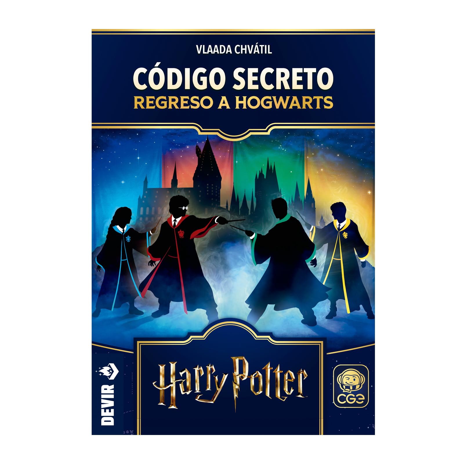 Devir - Tajny kod Powrót do Hogwartu Gra planszowa Harry Potter | Magia i Strategia Rodzina, 4-8 Graczy, +10 Lat, Szybkie Gry | Wersja hiszpańska (BGCOSEHPSP)