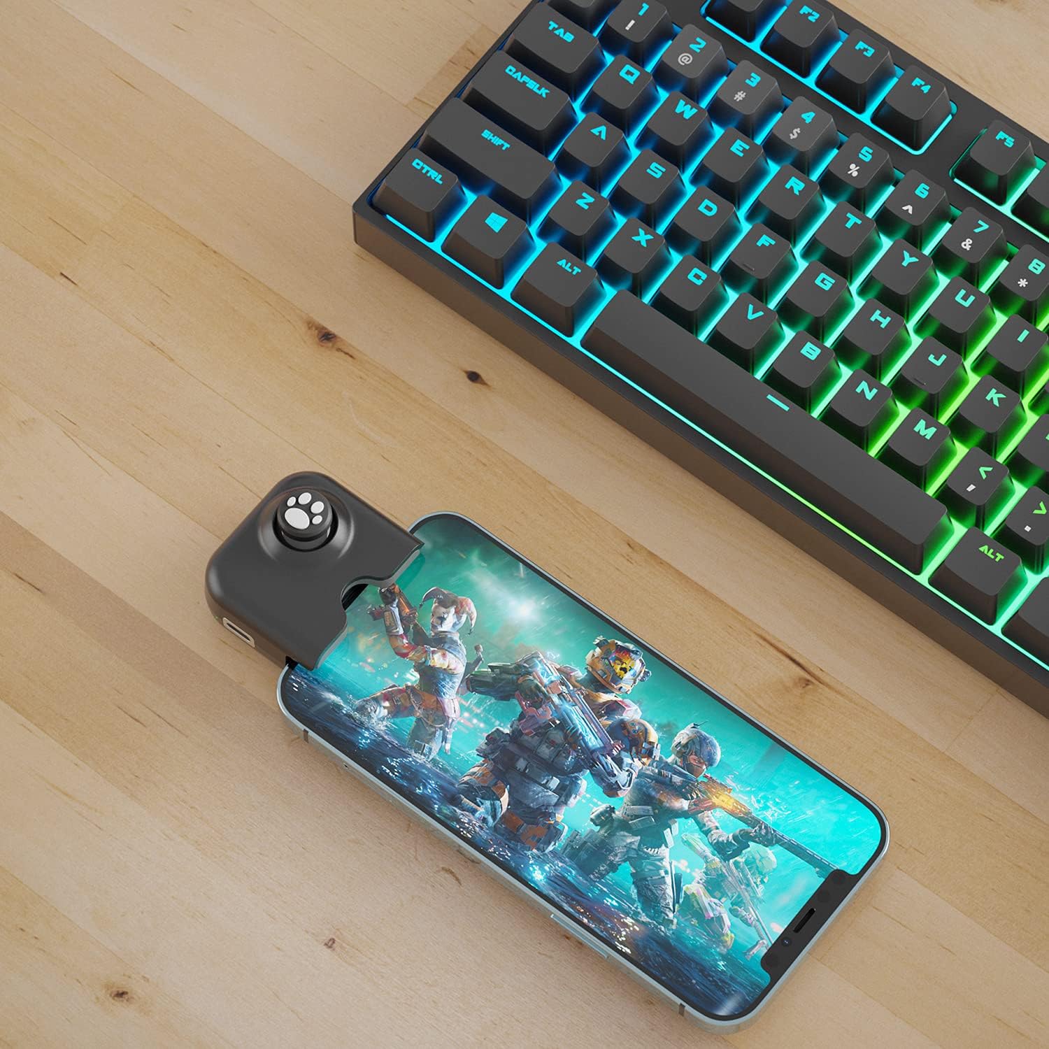 IFYOO Yao L1 PRO Mobile Game Controller Joystick for iPhone (iOS 13.4 or Later, For iOS Mobile Games), Gaming Gamepad Compatible with PUBGG Mobile, Call of Duty Mobile(CODM), Wild Rift, Genshin Impact : Video Games