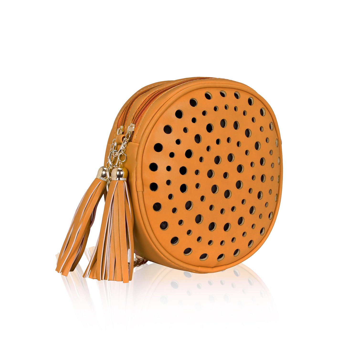 See full amazon price history chart for KLEIO Womens Stylish Round Double Compartment Laser Cut with Tassel Cross Body Sling Bag KLEIO Womens Stylish Round Double Compartment Laser Cut with Tassel Cross Body Sling Bag (B07BJ4892M) Amazon Price History, Amazon Price Tracker